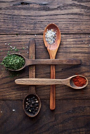 Framed Spices Print