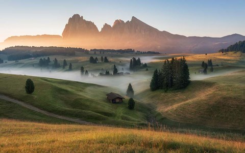 Framed Alpe di Siusi Print