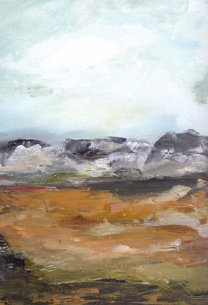 Framed Trails to the Hillside II Print