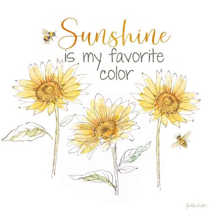 Framed Be My Sunshine VI Print