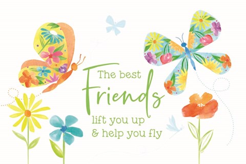 Framed Dreams Take Flight on White IV Print