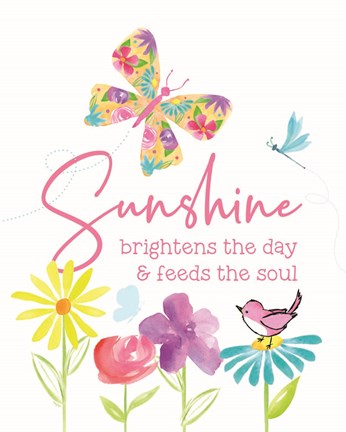 Framed Dreams Take Flight on White VI Print