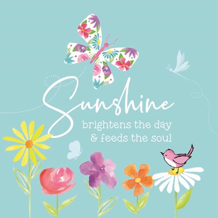 Framed Dreams Take Flight on Blue X Print