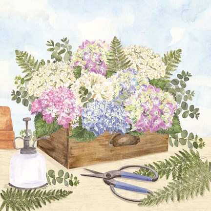 Framed In My Garden V Print