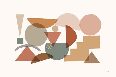 Framed Geo Metrical I Print