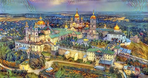 Framed Kyiv Ukraine Kyiv Pechersk Lavra Monastery of the Caves Print