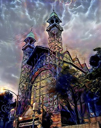 Framed Mexico City Chopo Museum Print