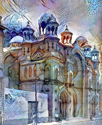 Framed Mexico City Church of the Josefinos Print