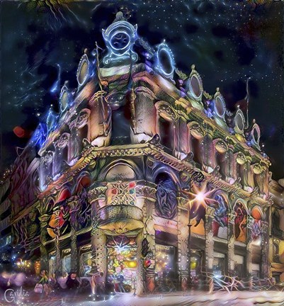 Framed Mexico City Estanquillo Museum Print