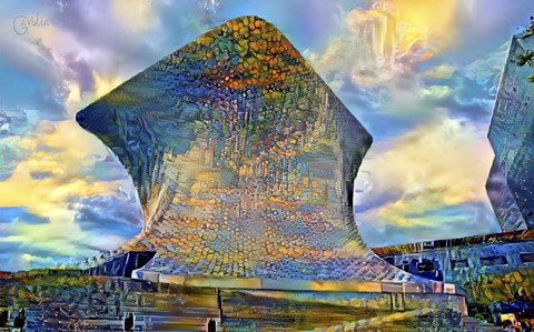 Framed Mexico City Soumaya Museum Print