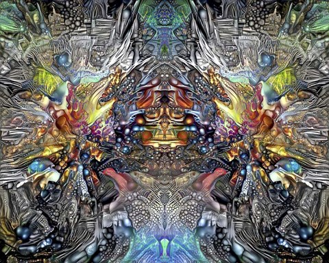 Framed Tlaloc Gestation Print