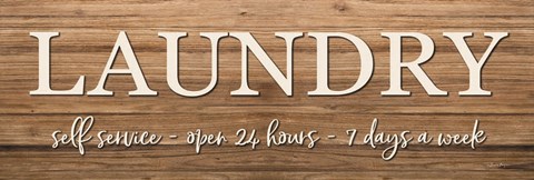 Framed LAUNDRY Print