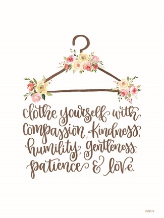 Framed Clothe Yourself Print