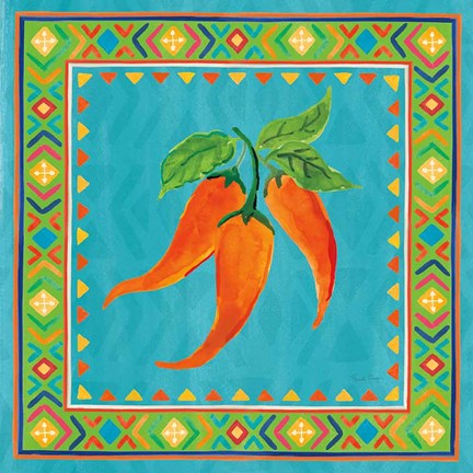 Framed Mucho Caliente III Print