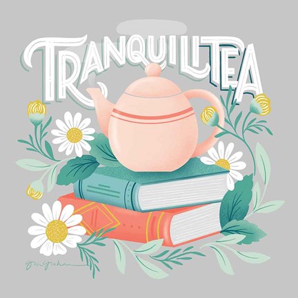 Framed Tea Time I Print