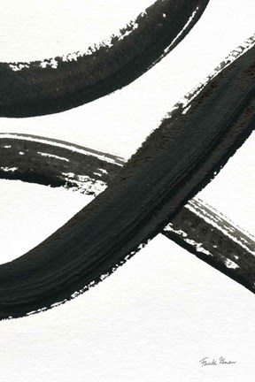 Framed Inky VI Print