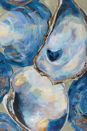 Framed Matununk Shells Tan Print