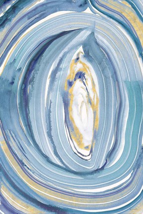 Framed Terrain Gilded I Print