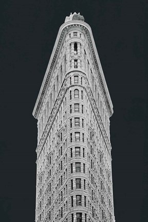 Framed Flatiron Building on Black Print