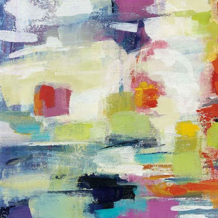 Framed Island Town II Bright Print