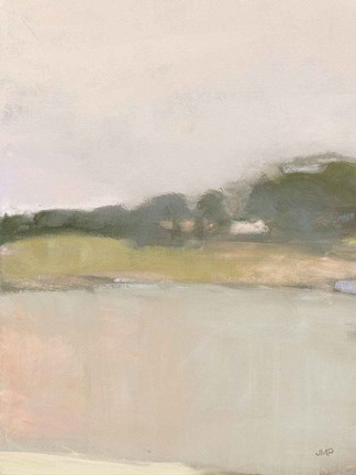 Framed Dream Valley II Neutral Crop I Print