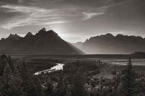 Framed Snake River Overlook Grant Teton National Park Print