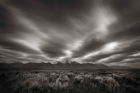 Framed Teton Sky Print