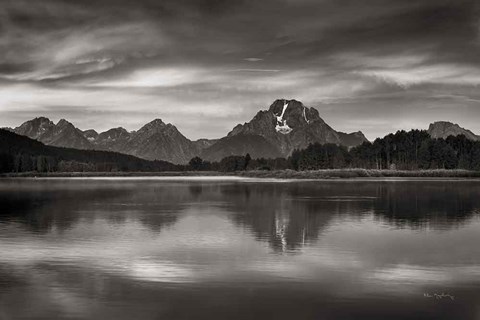 Framed Oxbow Bend Sunrise Print