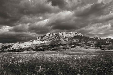 Framed Castle Reef Mountain Print