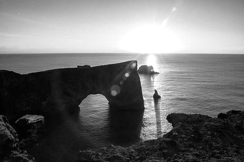 Framed Dyrholaey Print