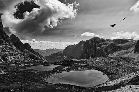 Framed Dolomiti III Print