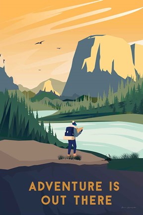 Framed Wild Adventure III Print