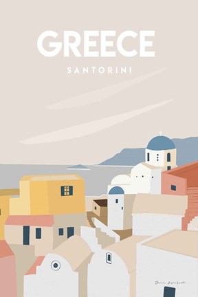 Framed Greece Print