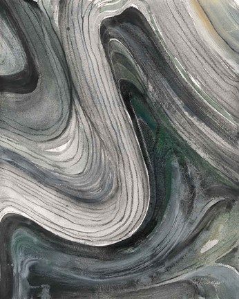 Framed Swirl II Print