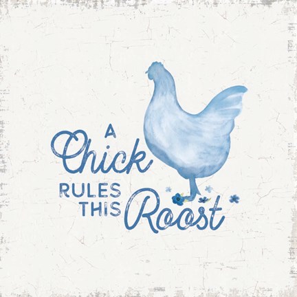 Framed Country Cottage Field III Wash Print