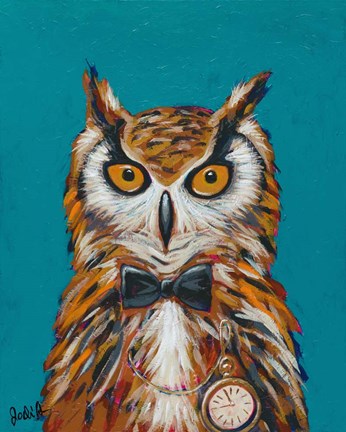 Framed Spy Animals I-Undercover Owl Print