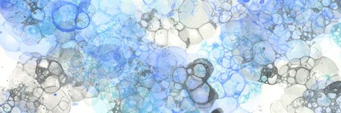 Framed Bubblescape Panel II Print