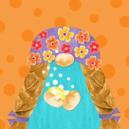 Framed Bathroom Gnomes V Print