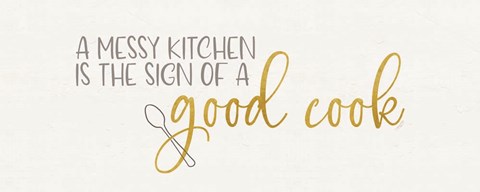 Framed Kitchen Art panel IV-Good Cook Print