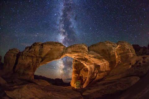 Framed Broken Arch Milky Way Print