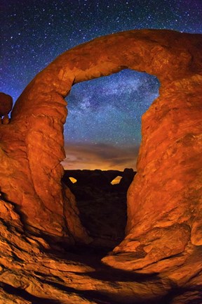 Framed Inside Turret Arch Print