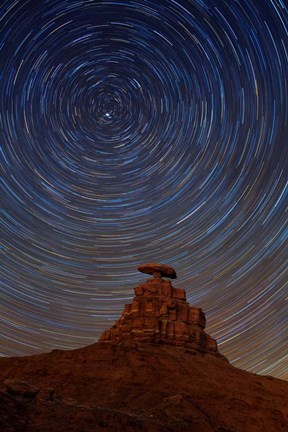 Framed Mexican Hat Start Trail Print