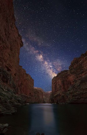 Framed Grand Canyon Stars Print