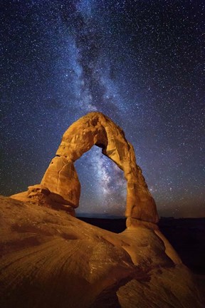 Framed Delicate Arch Milky Way Print