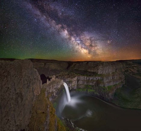 Framed Palouse Falls 3239 lite Print