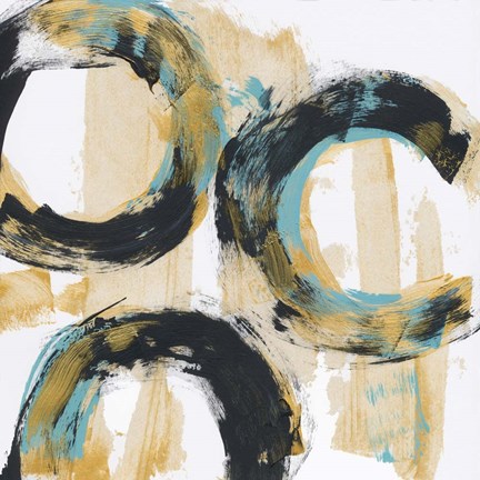 Framed Float In Blue 2 Print