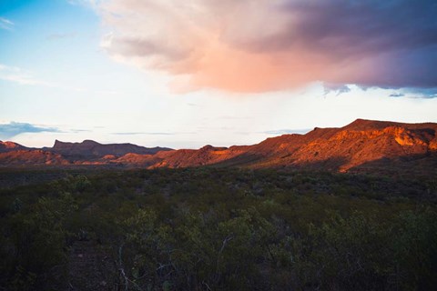 Framed Big Ben Sunset No. 2 Print