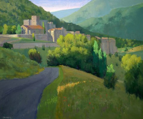 Framed Early Morning in Aurel Print