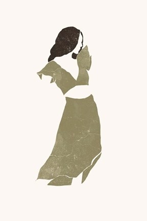 Framed Olive Summer Print