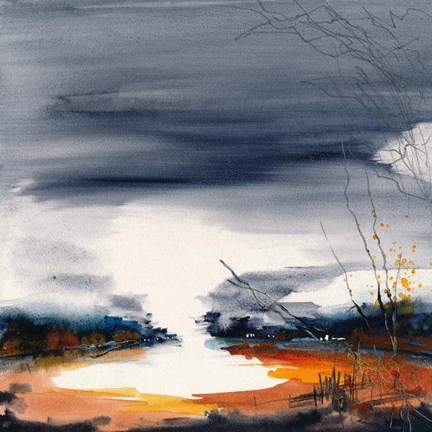 Framed Toward The Sky Deep Water Print